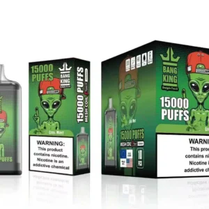 Bang King 15000 Puffs Одноразовые вейпы оптом напрямую с завода с сетчатой ​​катушкой с различными вкусами и никотином 0% 2% 3% 5%7