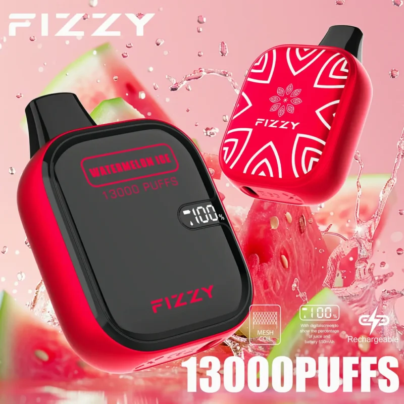 Fizzy Boom 13000 Puffs Bobina de malla doble Vape desechable Suministro de fábrica al por mayor Selecciones de sabores múltiples 2% 5% Nicotina