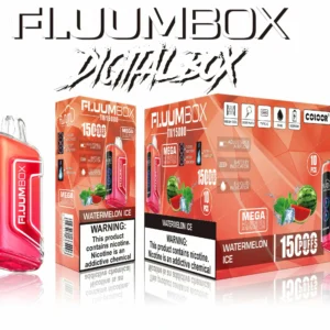 Fluum Box Digital 15000 Puffs 3 měřítko