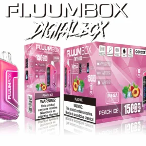 Fluum Box Digital 15000 Puffs 4 měřítko