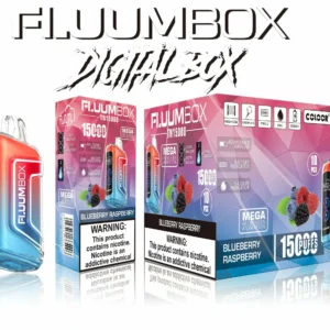 Fluum Box Digital 15000 Puffs 7 v měřítku