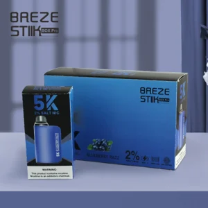 Breze Stiik Box Pro 5000 Puffs Premium wegwerp-vape-pen met mesh-spoel en instelbare luchtstroom 12 ml capaciteit 2 5 nicotine 10