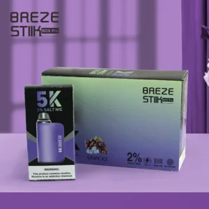 Breze Stiik Box Pro 5000 Puffs Premium wegwerpvape-pen met mesh-spoel en instelbare luchtstroom 12 ml capaciteit 2 5 Nicotine 5