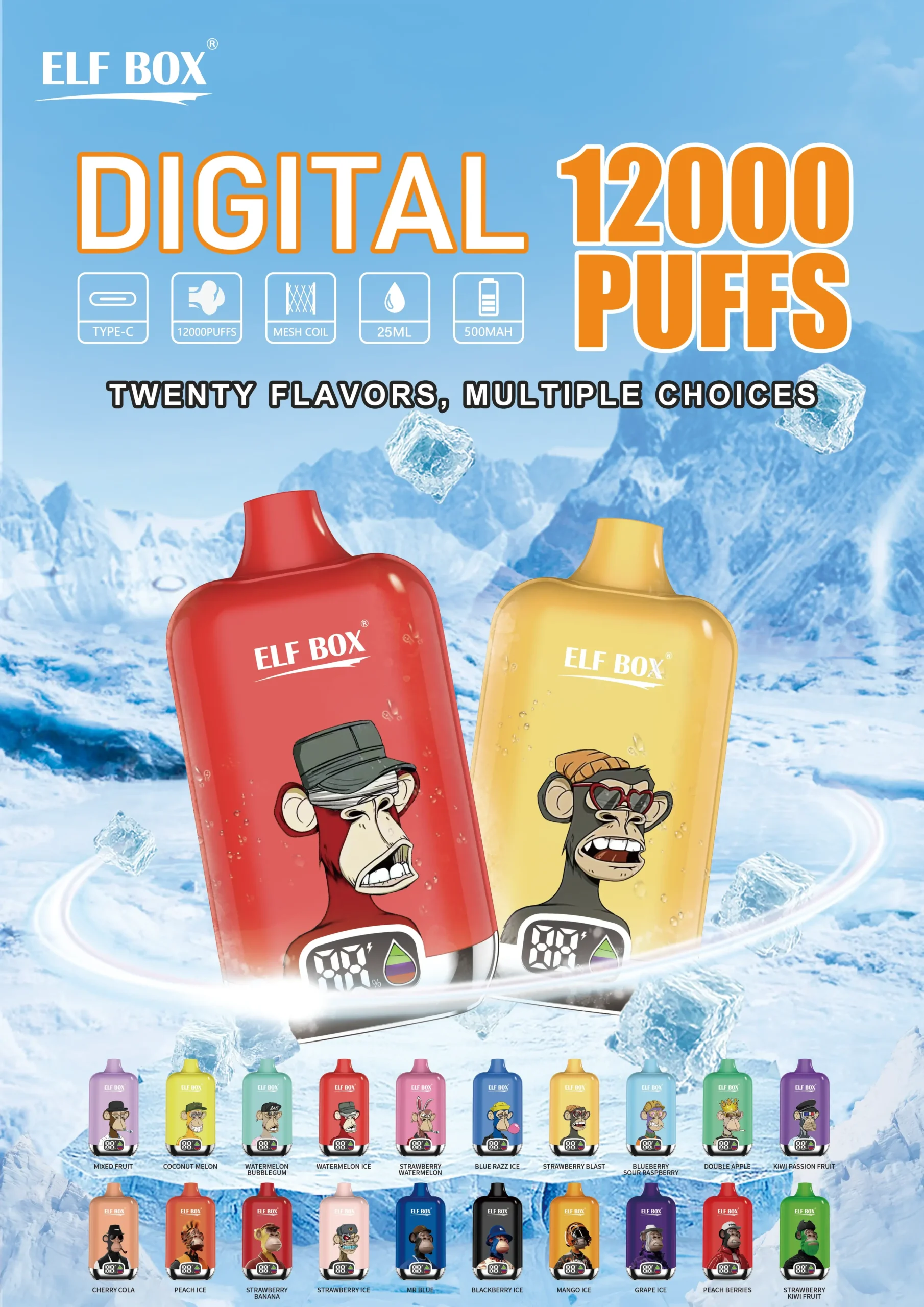 ELF BOX Digital 12000 Puffar
