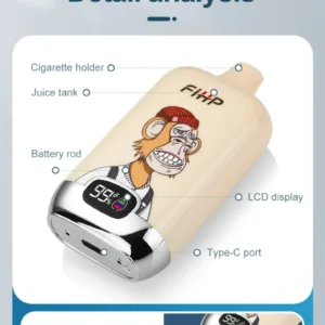 Bulk FIHP 12000 Puffs Einweg-Vapes, LED-Anzeige aus der Fabrik in Shenzhen, Premium-Qualität und eine Vielzahl von Geschmacksrichtungen, 2%, 5%, Nikotin14