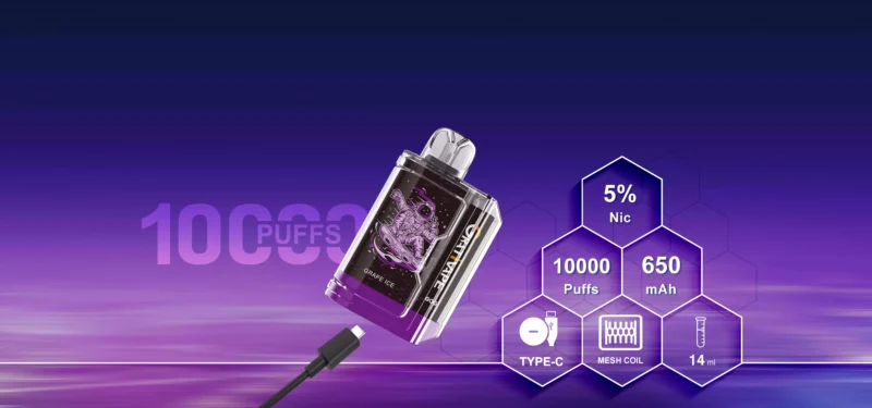 Grativape Gbot 10000 Rookwolken Wegwerp Vape Pen Groothandel 5% Nicotine Oplaadbare Batterij 2024 Originele Snelle Verzending (16)