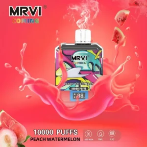 MRVI KOMT 10000 PUFFS 19 ml Mesh Coil 2 3 5 Lage nicotine Originele Groothandel Wegwerp Vape-pen met schermweergave 3