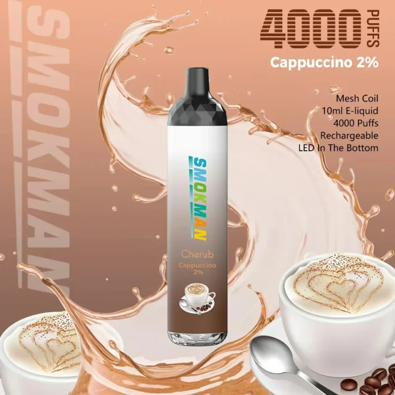 Smokman Cherub 4000 Puffs Low Nikotine 5 Kertakäyttöinen Vape Pen Tukkumyynti 5