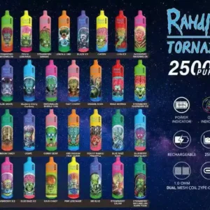 RAHDM TORNADO K16S 25000 Puffar Disponibel Vapes Mesh Coil Högkvalitativ grossist direkt från fabriken Flera smaker OEM ODM Support2