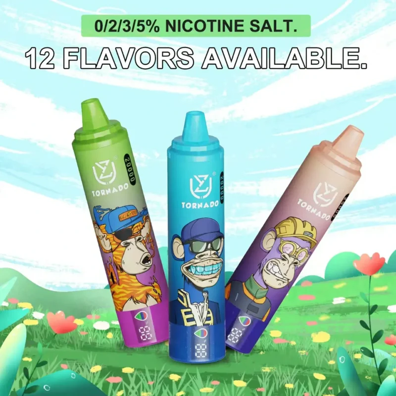 UZY Tornado 20000 Puffs 28 ml E-Liquide jetable Vape en gros Dernière usine directe variété de saveurs multiples 0% 2% 3% 5% Nicotine