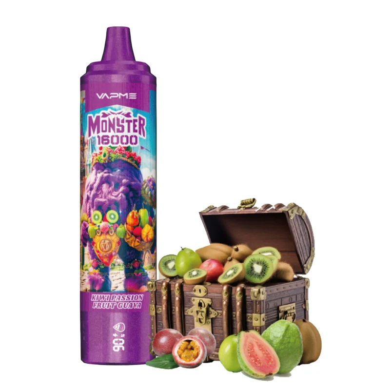 VAPME MONSTER 16000 Puffs Original Display LED Edição 26ml 850mAh Tipo C Original Atacado Caneta Vape Descartável 11