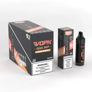 Vopk Cool Bar 9000 Puffs Одноразовая ручка для вейпа 15 мл 600 мАч Оптовая продажа с регулируемым потоком воздуха и сетчатой ​​катушкой Оригинальный завод (2)