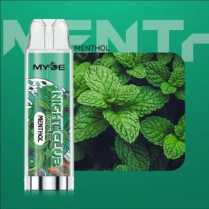 MYDE Night Club 600 Puffs Долговечная батарея Аутентичные одноразовые вейпы для оптовых покупателей 2% Низкий никотин