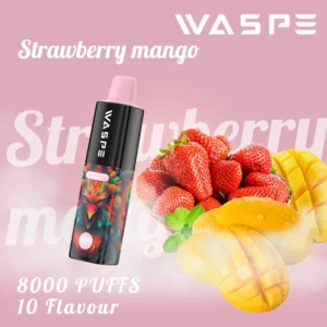 Waspe 8000 Puffs Прямая оптовая продажа с фабрики Высококачественная эффективная аккумуляторная батарея Одноразовые вейпы на выбор из нескольких вкусов 0% 2% 3% 5% Никотин