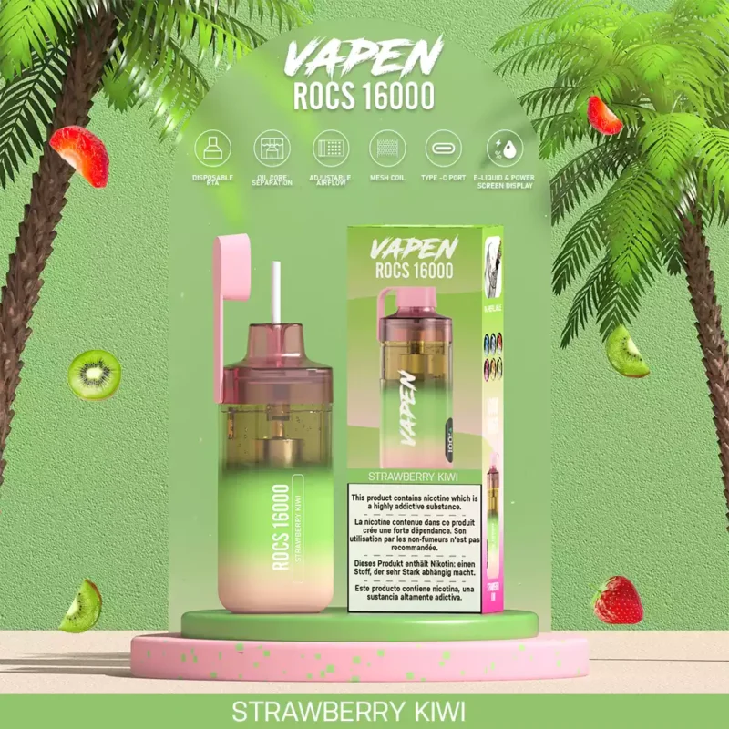 VAPEN ROCS 16000 PUFFS Dobíjecí 2 5 Doplňitelný olej s nízkým obsahem nikotinu Koupit hromadný velkoobchod Jednorázové Vape Čína Originální tovární doprava 15
