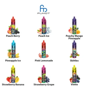 RandM Fumot Tornado 30000 Puffs Music Sync Lights Disponible Vapes Factory Direct Shenzhen Engros med flere smagsmuligheder 0% 2% 3% 5% Nikotin10