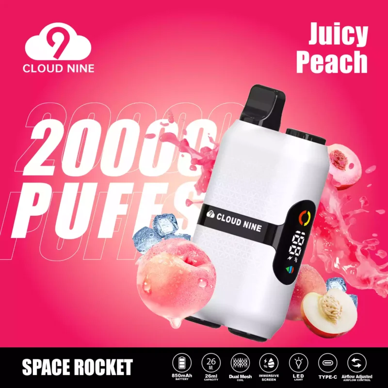 Original Factory CLOUD NINE D33 20000 Puffar Partihandel Bulk Köp Disponibel Vape 5 Nicotine Fresh 10 Flavors 2024 New 4