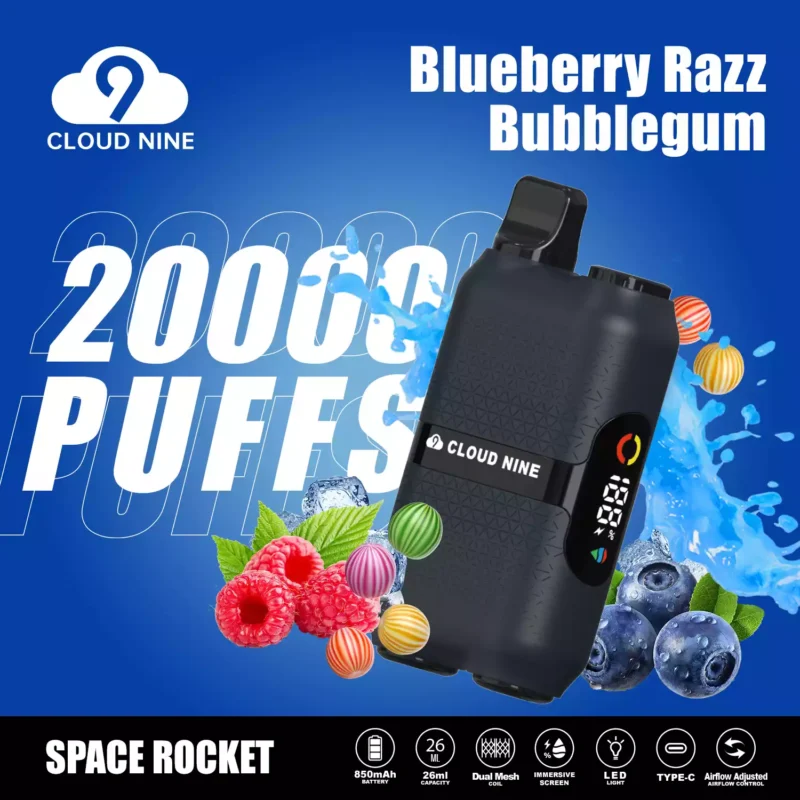Original Factory CLOUD NINE D33 20000 Puffar Partihandel Bulk Köp Disponibel Vape 5 Nicotine Fresh 10 Flavors 2024 New 5