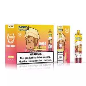 VOPK TORNADO 15000 Puffs Bulk Buy Wiederaufladbar 0 2 3 5 Nikotinarmer Einweg-Vape Großhandel Einstellbare Luft-LED-Anzeige 2025 Hot 8