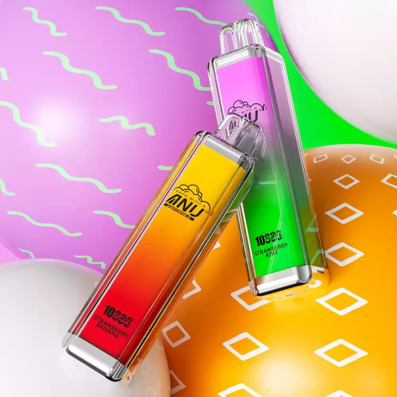 ANU Crystal 10000 Puffs Mesh Coil Disposable Vapes Wholesale Original Quality Made in China Variety of Flavors 0 2 3 5 Nicotine 5
