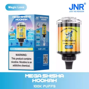 Best JNR Mega Shisha Hookah 100000 Puffs Disposable Vape With 0 Percent 2 Percent 5 Percent Nicotine Dual Mouthpiece And Maximum 8s Vaping Time Wholesale Purchase Available From Direct Factory 1 10