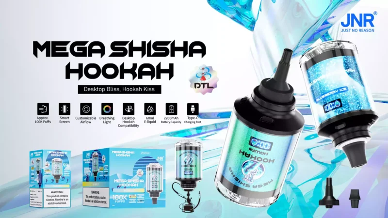 Best JNR Mega Shisha Hookah 100000 Puffs Disposable Vape With 0 Percent 2 Percent 5 Percent Nicotine Dual Mouthpiece And Maximum 8s Vaping Time Wholesale Purchase Available From Direct Factory (1 (18)