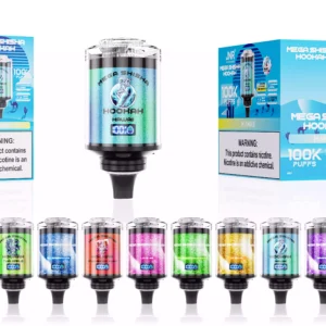 Best JNR Mega Shisha Hookah 100000 Puffs Disposable Vape With 0 Percent 2 Percent 5 Percent Nicotine Dual Mouthpiece And Maximum 8s Vaping Time Wholesale Purchase Available From Direct Factory 1