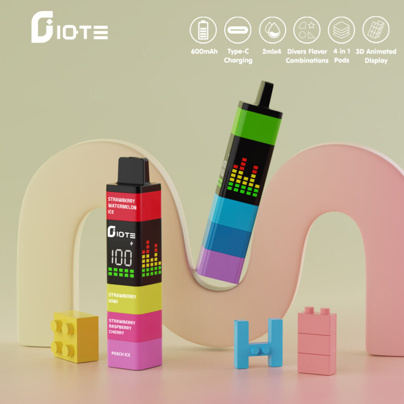 Best Selling IQTE 2400 Puffs Disposable Vape With 0 2 3 5 Nicotine Featuring Three Tanks and 500mAh Battery Wholesale Disposable Vape Purchase 6