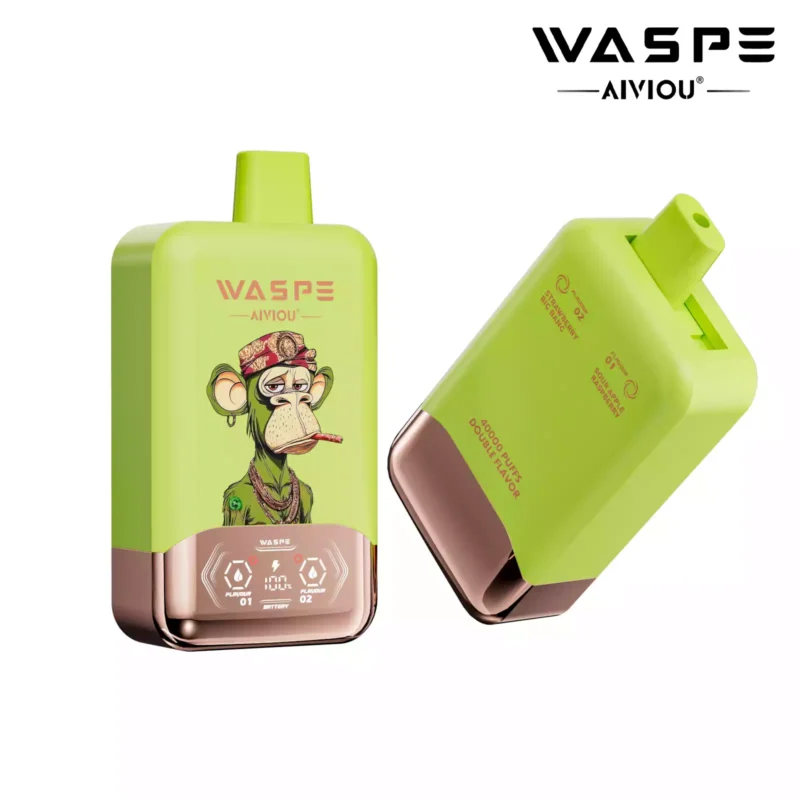 Top Rated WASPE Double Flavor 40000 PUFFS Disposable Vape with LED Display and 36ml E liquid Wholesale Disposable Vape 1