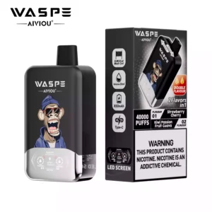 Top Rated WASPE Double Flavor 40000 PUFFS Disposable Vape with LED Display and 36ml E liquid Wholesale Disposable Vape 13