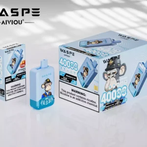 Top Rated WASPE Double Flavor 40000 PUFFS Disposable Vape with LED Display and 36ml E liquid Wholesale Disposable Vape 37