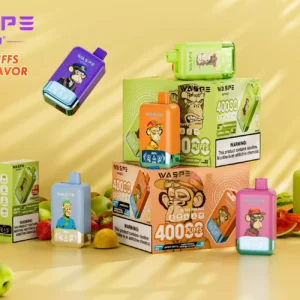Top Rated WASPE Double Flavor 40000 PUFFS Disposable Vape with LED Display and 36ml E-liquid Wholesale Disposable Vape (8)