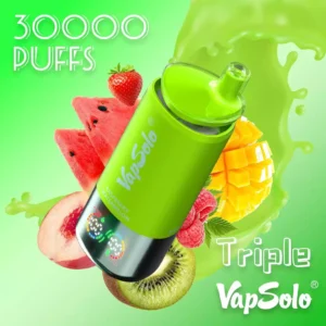 Vapsolo Triple 30K Puffs Disposable Vape with Rechargeable 650mAh Battery 2% 3% 5% Nicotine Available for Bulk Wholesale Direct Supply (4)