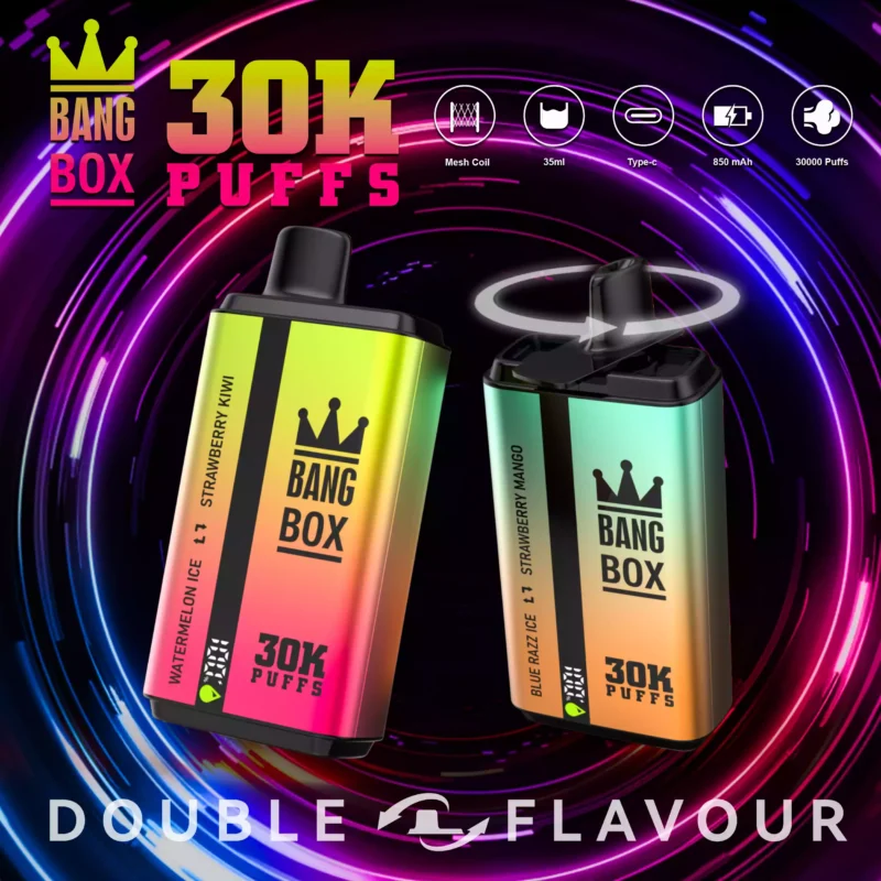 Bang BOX 30000 Puffs Double Flavour 35ml Oil Mesh Heating And Maximum Puff Count For Ultimate Satisfaction (1)