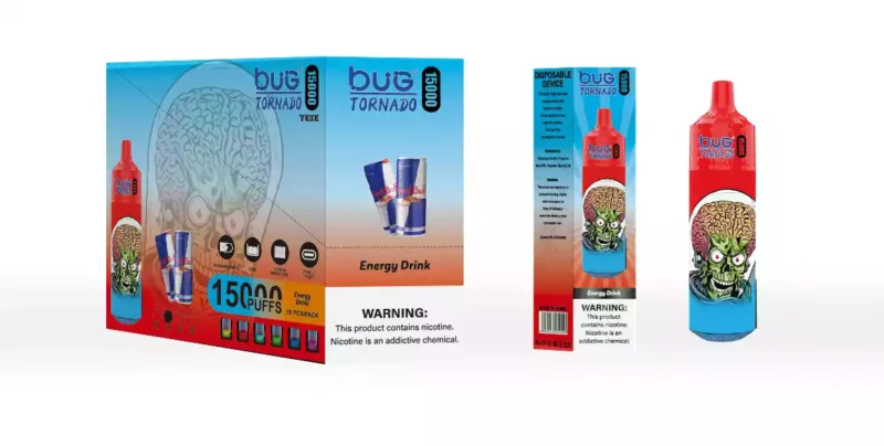 Unleash 15000 Puffs With Bug 02 Mesh Coil 20ml E Liquid Type C Rechargeable And Led Display 6