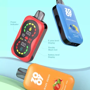 Unleash Superior Performance With Zooy Blaze 25000 Puffs Featuring Dual Mesh Coils 650mah Battery Full Screen Display And Child Lock System 11