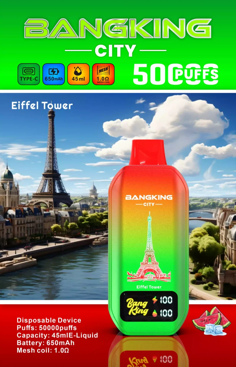 Value For Money BANG KING 50000 CITY BK5 CT Disposable Vape With 0 2 3 5 Nicotine Type C Charging 650mAh Battery 45ml E Liquid Bulk Purchase 4 scaled