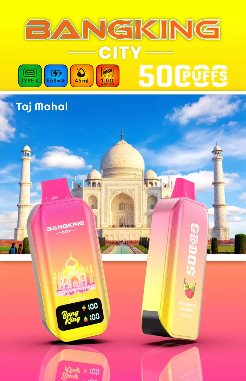 Value For Money BANG KING 50000 CITY BK5 CT Disposable Vape With 0% 2% 3% 5% Nicotine Type C Charging 650mAh Battery 45ml E Liquid Bulk Purchase (5)