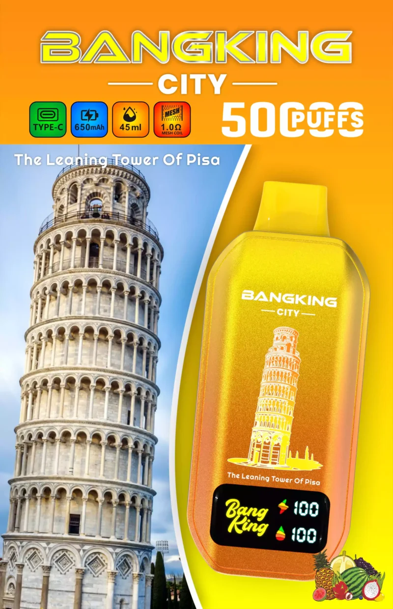 Value For Money BANG KING 50000 CITY BK5 CT Disposable Vape With 0 2 3 5 Nicotine Type C Charging 650mAh Battery 45ml E Liquid Bulk Purchase 6 scaled
