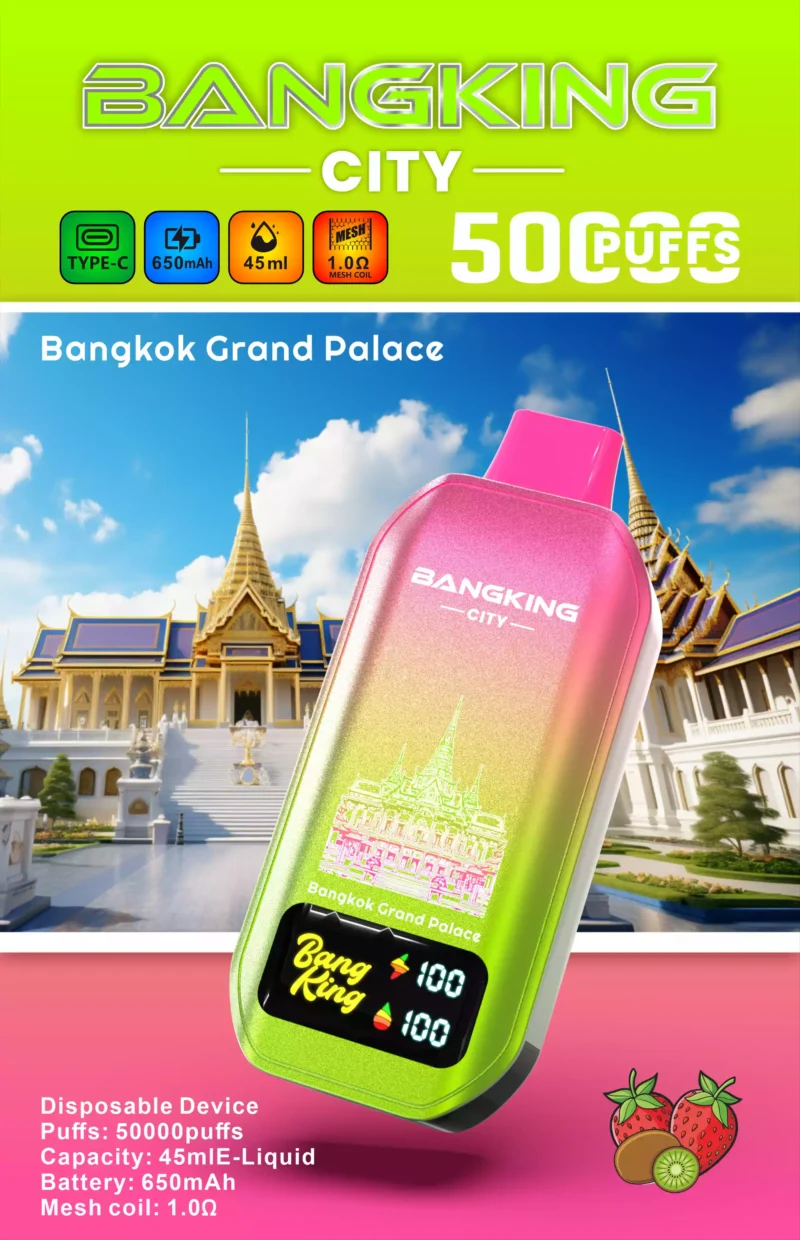 Value For Money BANG KING 50000 CITY BK5 CT Disposable Vape With 0% 2% 3% 5% Nicotine Type C Charging 650mAh Battery 45ml E Liquid Bulk Purchase (9)