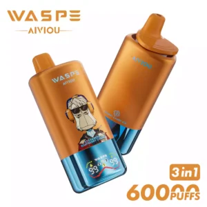 WASPE 3 In 1 60000 Puffs LED Display And Type C Charging Ensure Long Lasting Performance 37