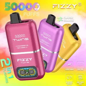FIZZY Twins 50000 Puffs 50ML E Liquid And 12 Flavors With Mesh Coil For Extended Vaping Pleasure 21